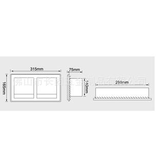 嵌间入式不锈钢卷双纸盒公卫生暗408装纸巾架浴室厕纸盒长固S共TV