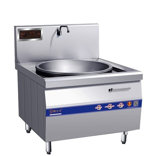 商用电磁炉大锅灶单头大容量加厚炒炉学校工厂食堂智能磁控大功率