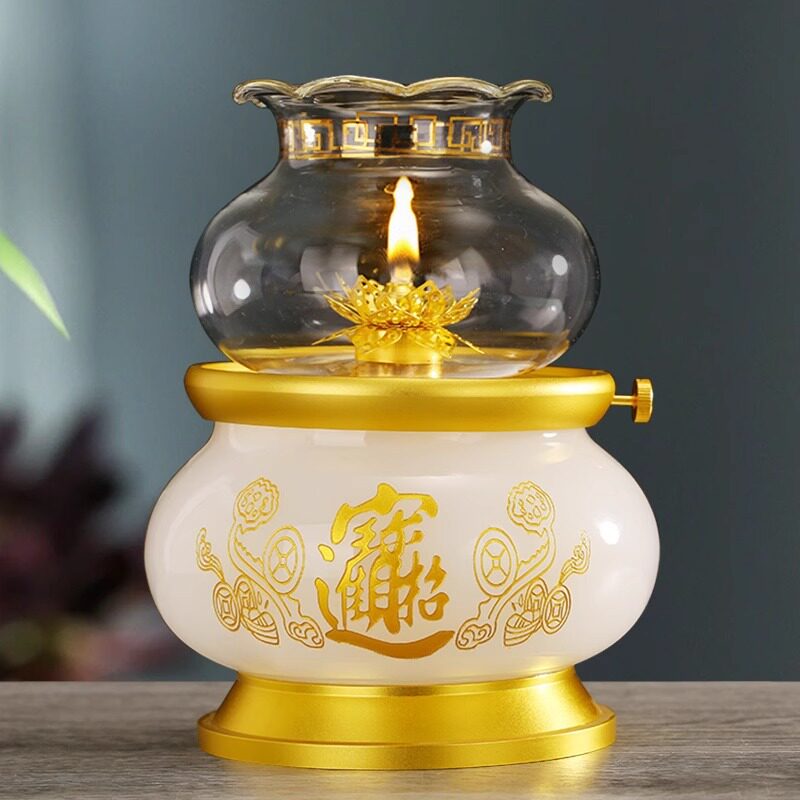 酥油灯供佛灯家用长明灯佛前苏油供灯神灯盏供桌香案灯供油灯灯盏
