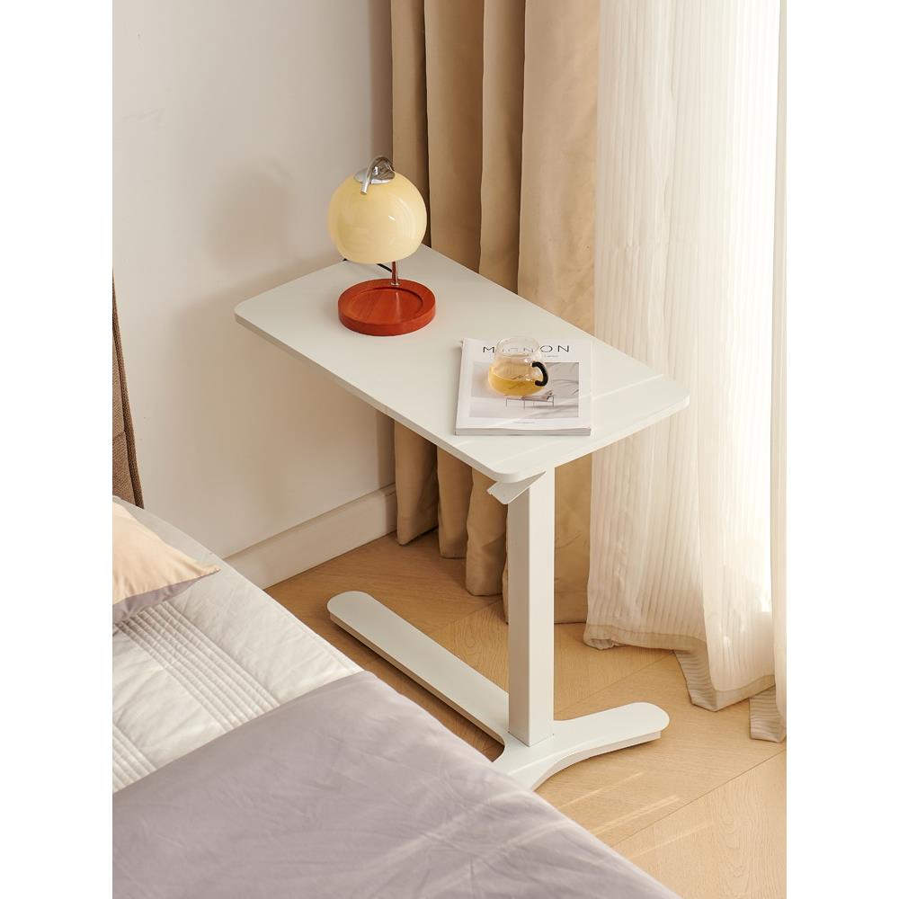 A1L床边可移动升降桌学习书桌客0厅沙发边桌懒人桌家笔用记PCV本