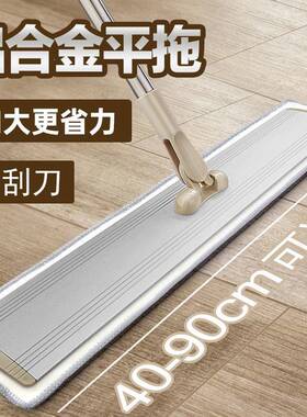 人干地拖拖拖把NSI家用大号拖地懒德国净湿两用酒一店平板品包邮