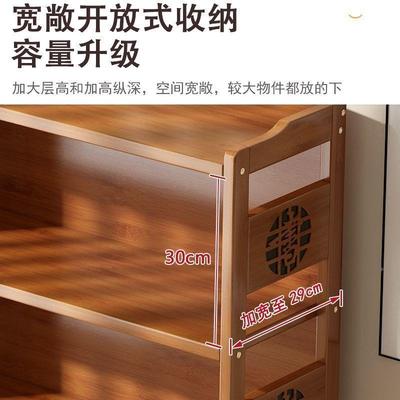 创意书柜简约家用学生收架卧易NTK绘纳室本实木书架置物架客厅简