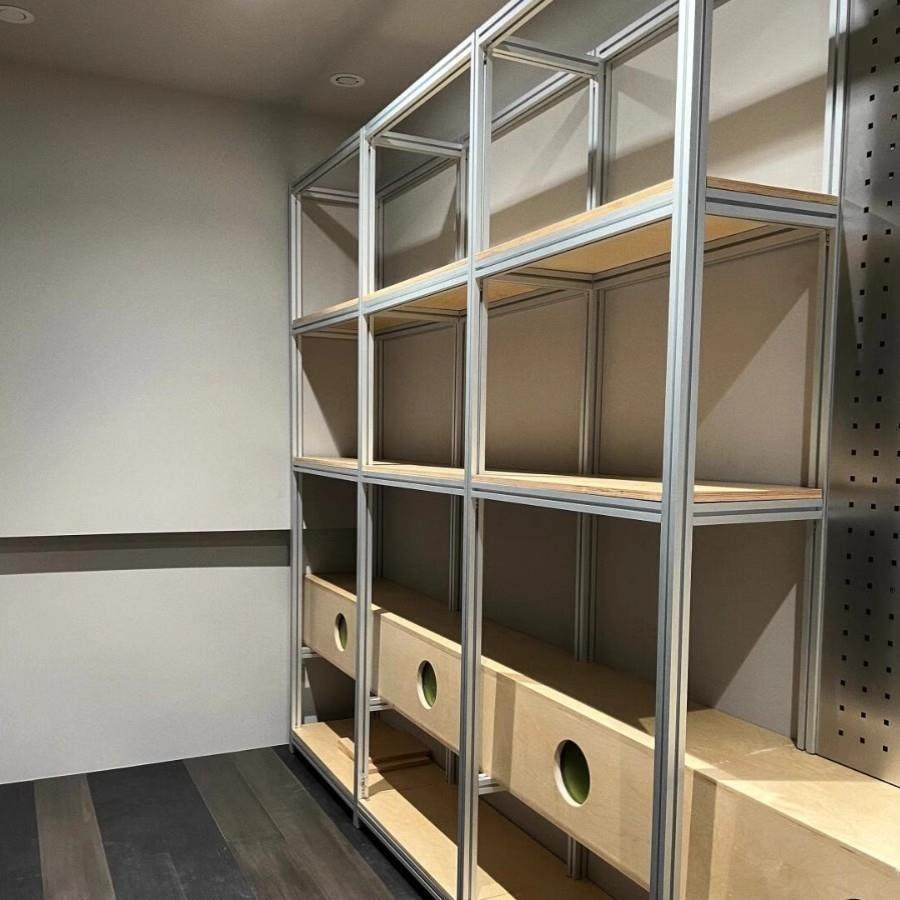 酒柜展示柜多层收架装饰靠架置纳物架工业风铝型XRU材架墙陈列展,鲜花速递/花卉仿真/绿植园艺,其它园艺用品,淘宝优惠券,粉丝福利购,淘宝优惠卷