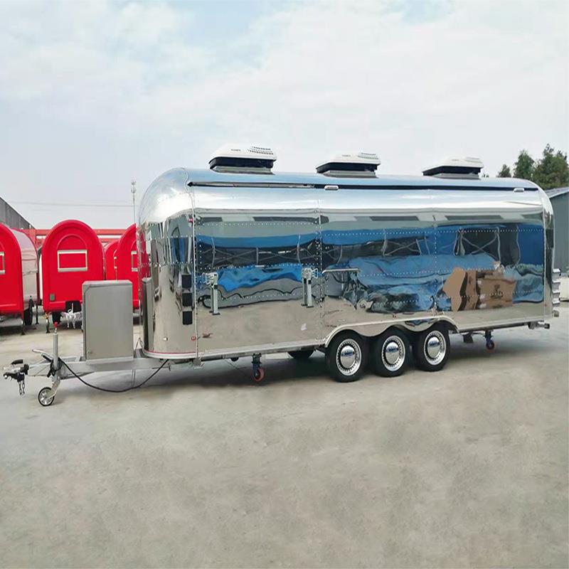 工厂加款长移小吃炸串车商用摆烧摊铁板动麻辣烫熟QXR食卤菜车