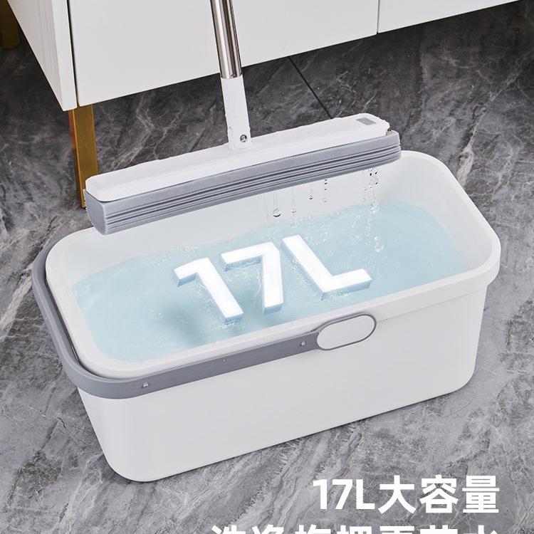 水水桶家用塑料大号手提长形储蓄盆洗海拖VJB绵拖地拖布专方用桶