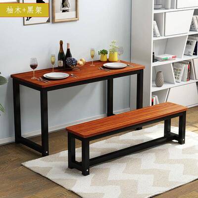 小堂吃烧烤餐桌家用食XCL饭店快餐桌椅大排餐馆组合档电店脑桌长