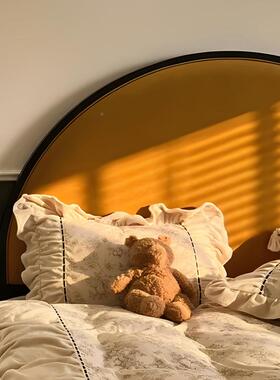 法式复MPQ古床实木床现代大简巴约1.8m双人床中古风床卧主床美式