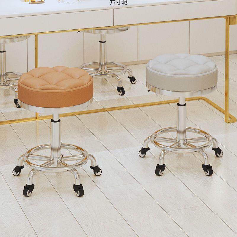 简约现代WWN可转升凳滑轮大工椅旋美甲理发店降专升用降凳厂