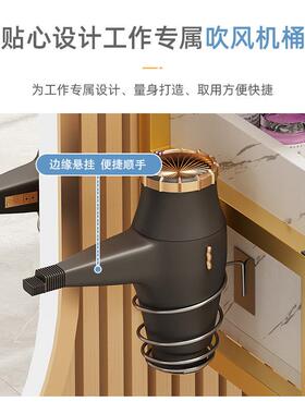 壁挂式理发店工具柜发YEK专用小工具吹风廊机店置物架美发剪台发