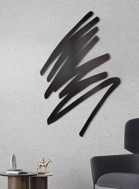 法式NZC挂饰过铁道饰墙壁立轻体背景奢极墙面装饰艺玄关壁简挂墙