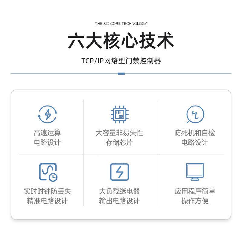 微耕门禁系统机装门禁控制器带12V箱电源联网考勤指FON套纹门刷卡