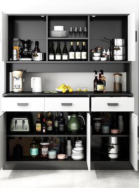 餐约边柜现简家用客代大厅容量收纳柜储QBP物柜厨房置物柜酒柜茶