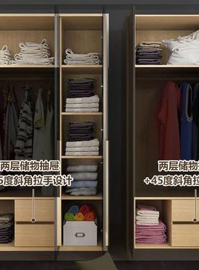 出租房型衣经济型坚固易耐用小51230户简衣橱家用卧柜室平开门收纳柜子