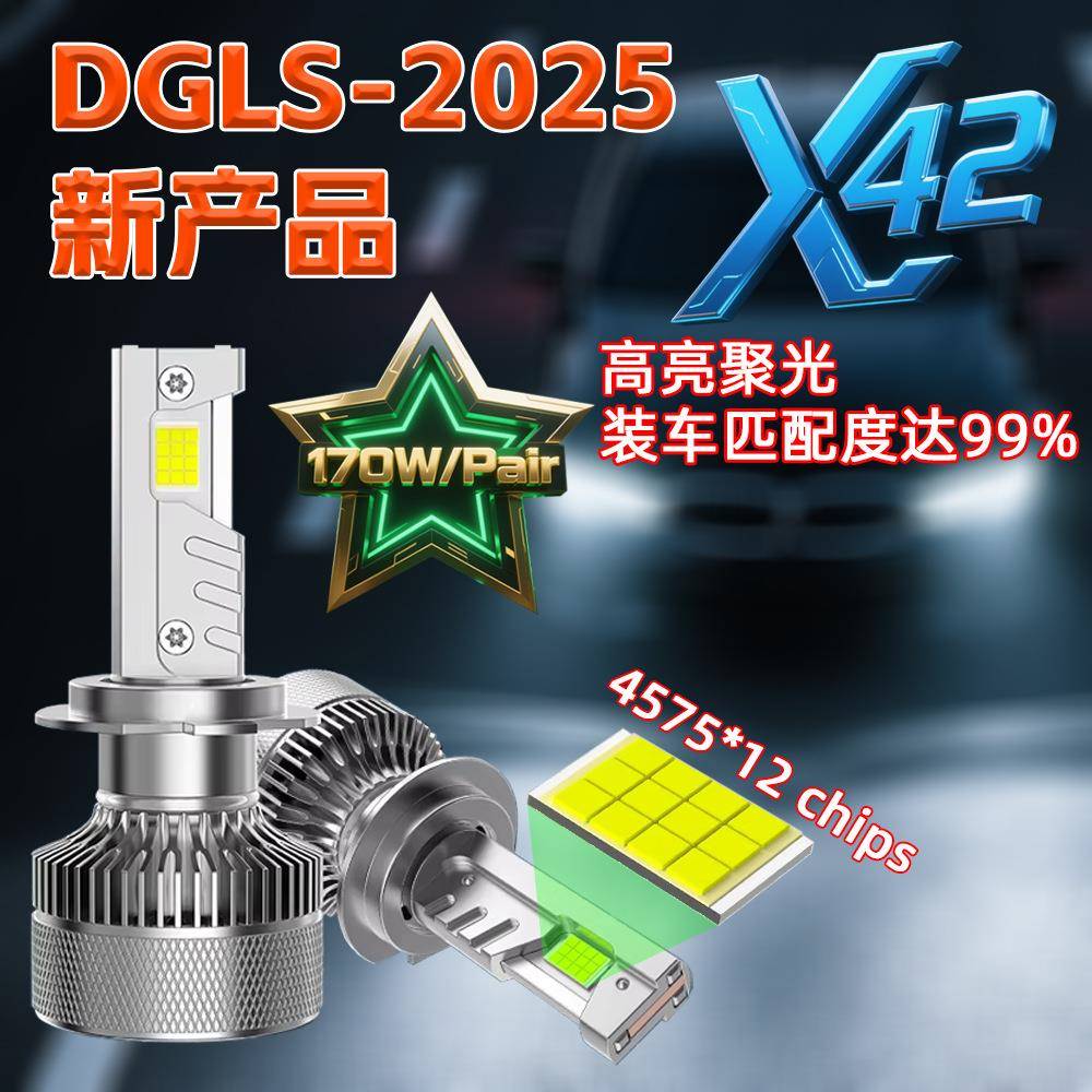 GLS工高厂直销LED大灯灯泡X42IHK耐高D亮160W聚光高温简装功率灯