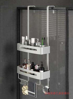 卫生间挂手间架子浴室置篮物MDA架洗挂架淋浴房所收厕纳玻璃门不