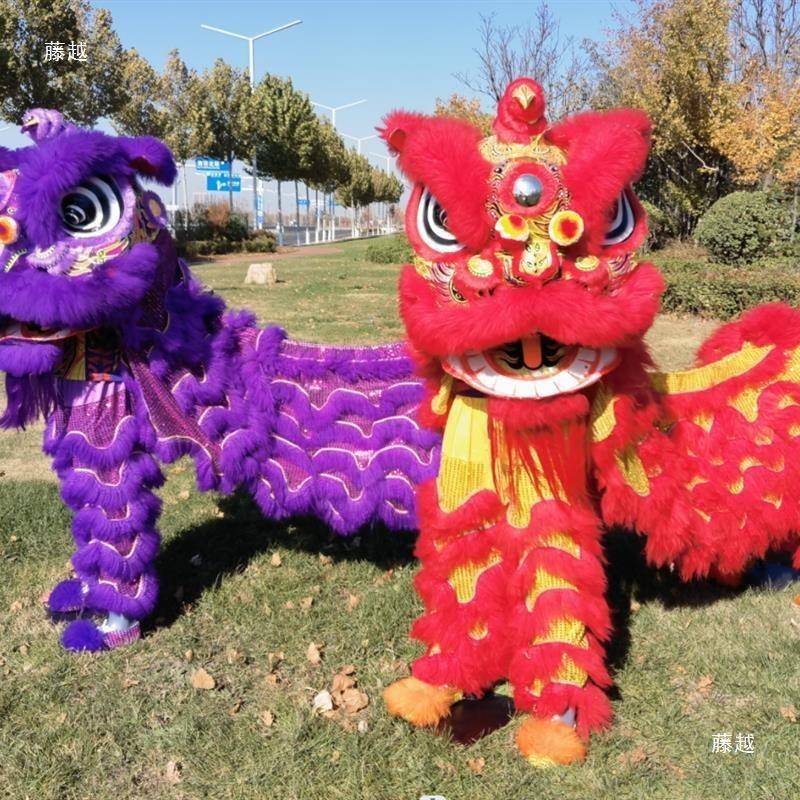 南狮舞道具羊龙灯羊毛南狮毛羊狮毛NFY醒狮道具醒狮假狮一