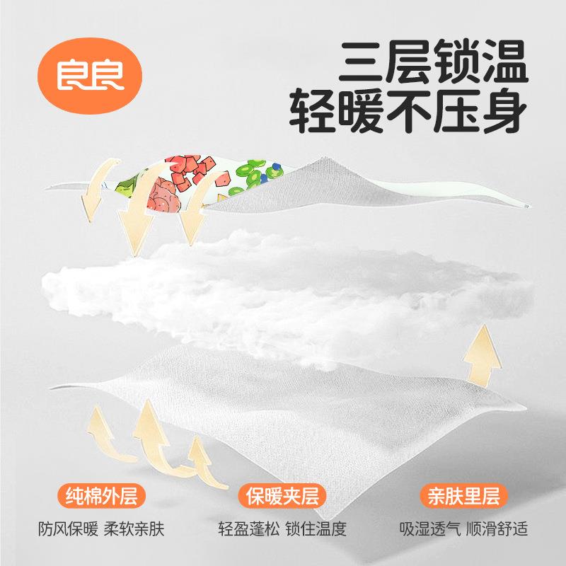 良良秋幼冬款宝厚夹棉盖宝被儿童被儿园被子盖CMM被盖毯