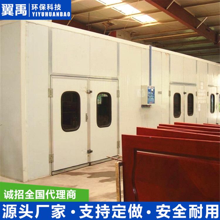 家具喷烤漆房油漆房保家具厂尘漆房打磨房晾77486无干房烤房环节