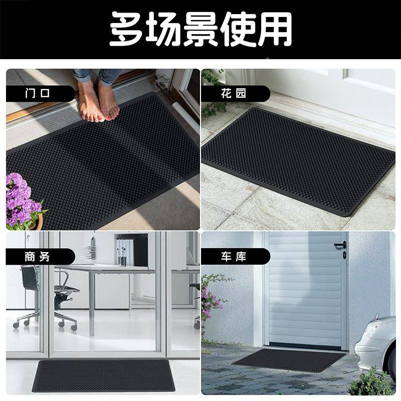 热销入户脚进门用地毯室内外橡垫胶地门垫家颗粒防QLE滑门垫
