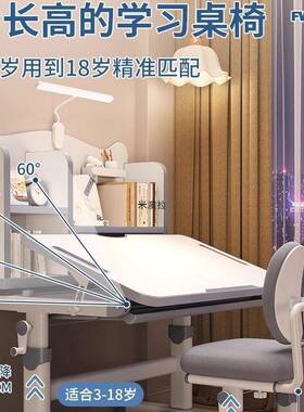 儿童ZBT习桌椅小用学生家用写字学书桌小孩写作业专桌子可升降桌