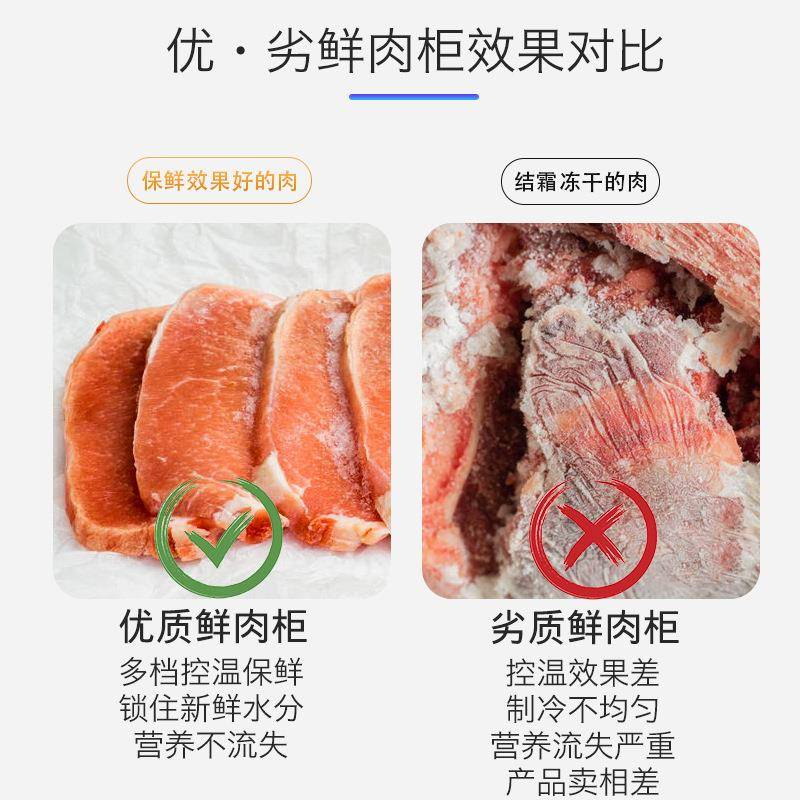 超冷鲜肉展示柜商用市保鲜柜风206食牛羊肉冰柜冷直冷熟生鲜冷藏