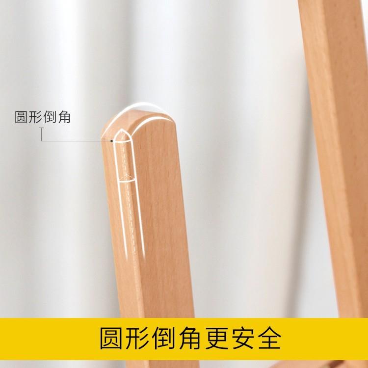 实木榉制ZTT画架可叠三广脚支折架专用写生素木描油画架告展示架