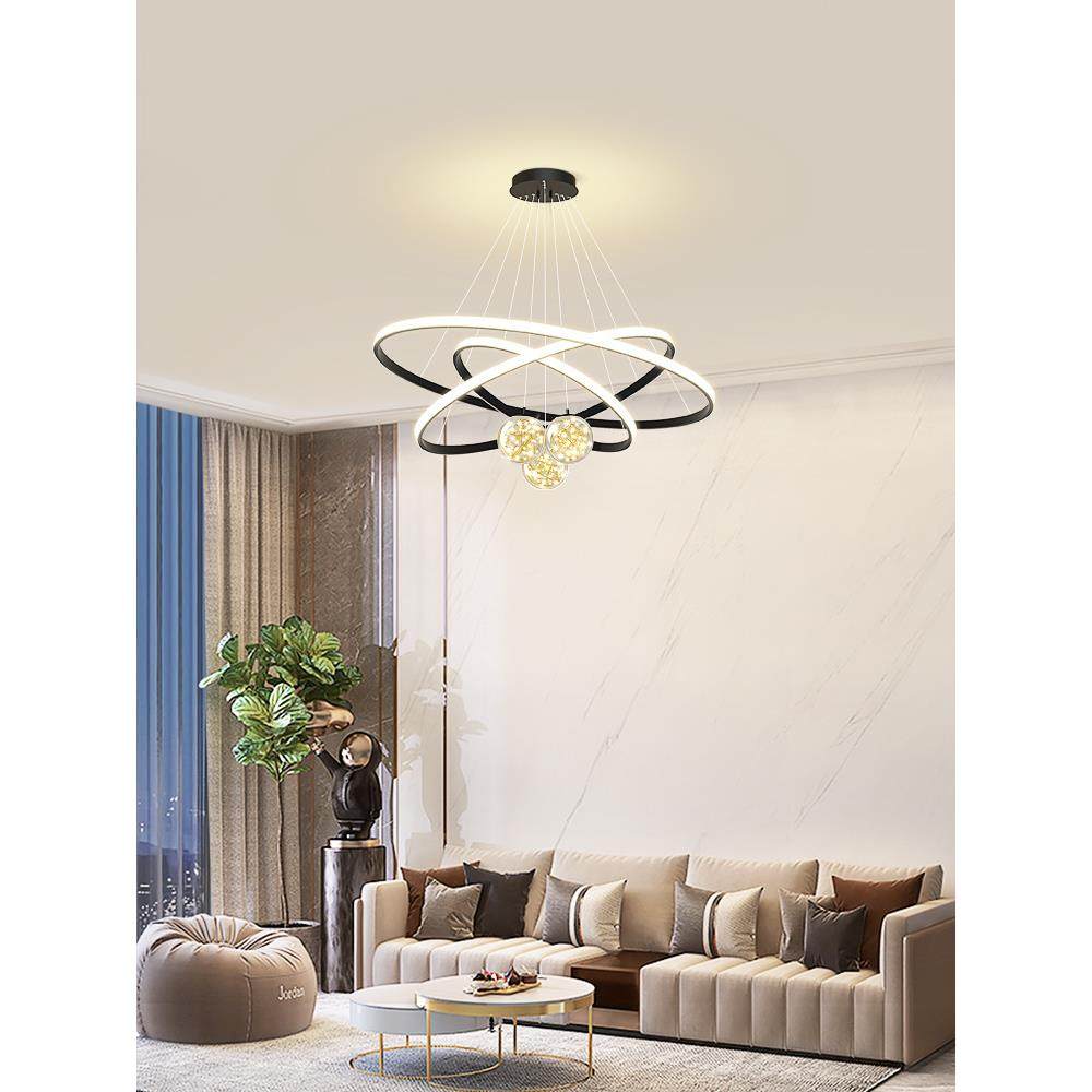 客厅灯楼梯间lof吊t复式别墅代挑吸空主卧PQL室餐厅顶灯具现简约