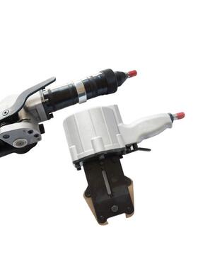 全动气动打包机自分体式钢带打包机不JJD扣锈钢锁带捆扎机厂家直