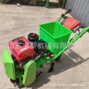 农家用田追肥式机手推玉HQM米双行播种机播汽油耘机