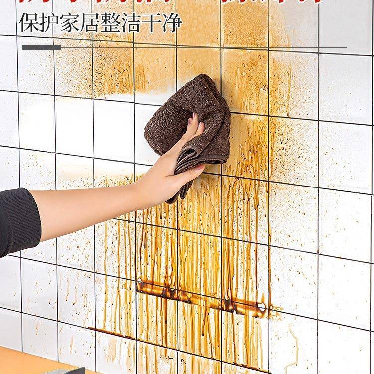 防厨房温油贴水纸自粘防火耐高加厚墙纸台面仿瓷KLI砖墙贴防防潮