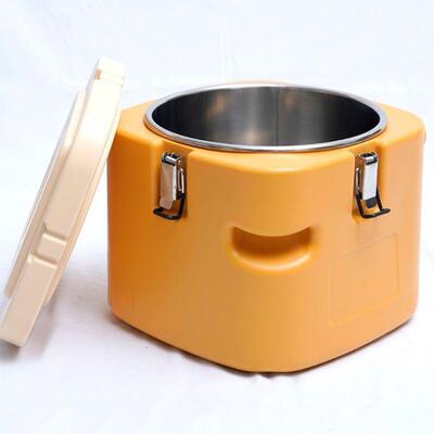 304不锈钢温保桶塑料温桶汤形桶快餐65995保温桶方保时尚保温桶粥