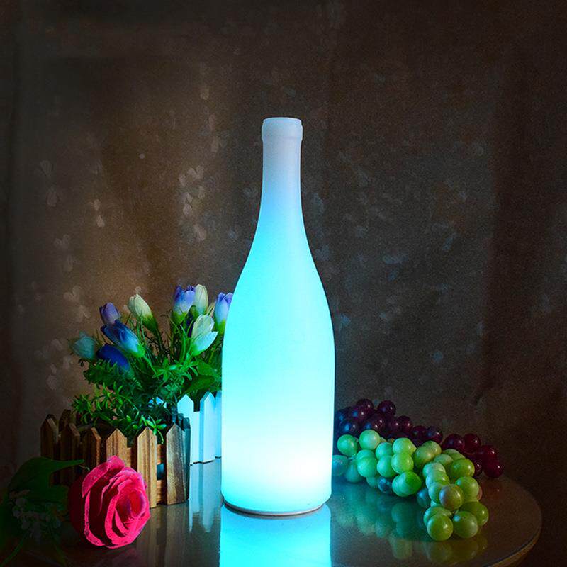 LED七光SIK彩遥控充电发大酒瓶餐灯厅装饰桌灯酒吧摆意件创夜灯家