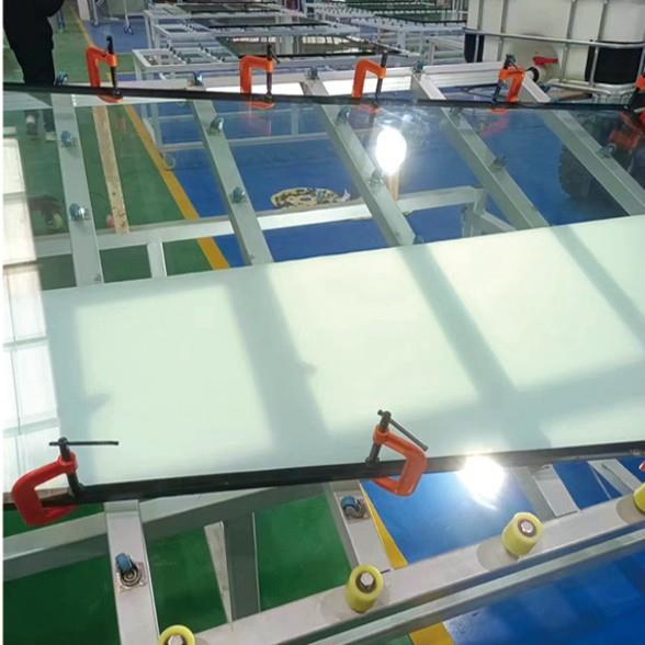 厂家货玻型璃单片非隔现热防火玻璃C类防火TMD时间1硅-3小时