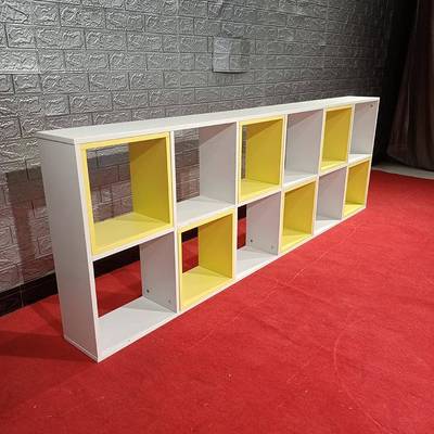 墙柜上置物架简装易书架壁挂式墙储壁饰架吊物儿童QHM展示柜