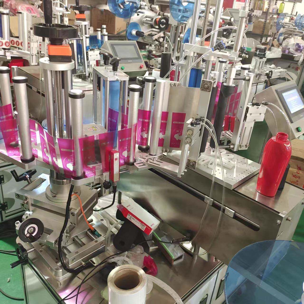 全自动双侧面标贴机玻璃瓶塑料瓶其它园艺用品