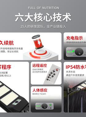 中千EUT光电太阳农能一新体道化路灯惠民村路灯户外大功率太阳能