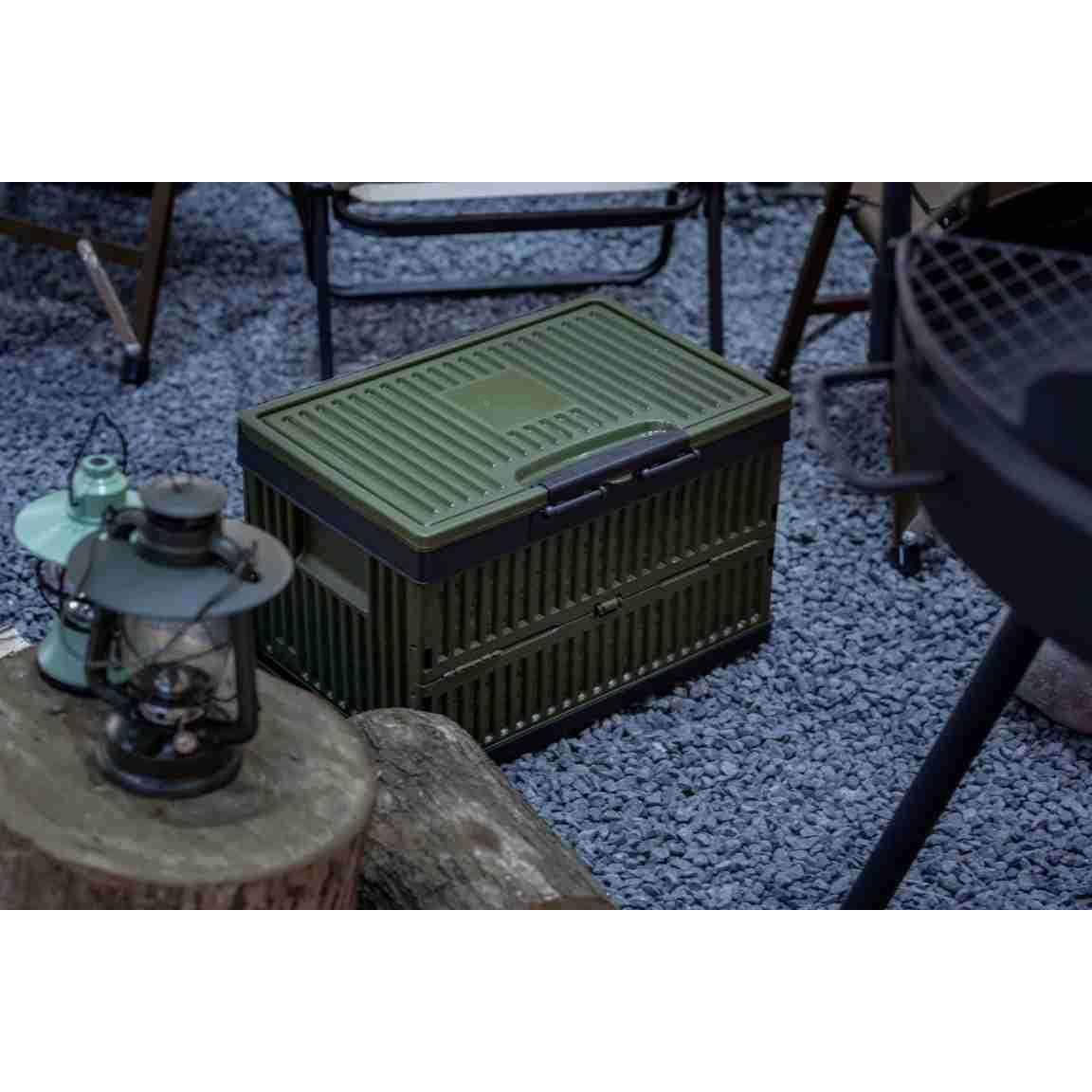 用折叠收纳盒木盖加YAM厚家户外大容量收纳多功露营车载置能物箱