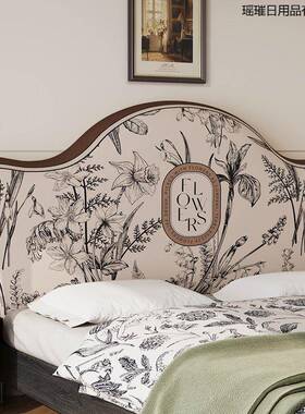 美式床头罩欧式卧床头靠背全包软包式保护罩0225UUH新款室遮丑防