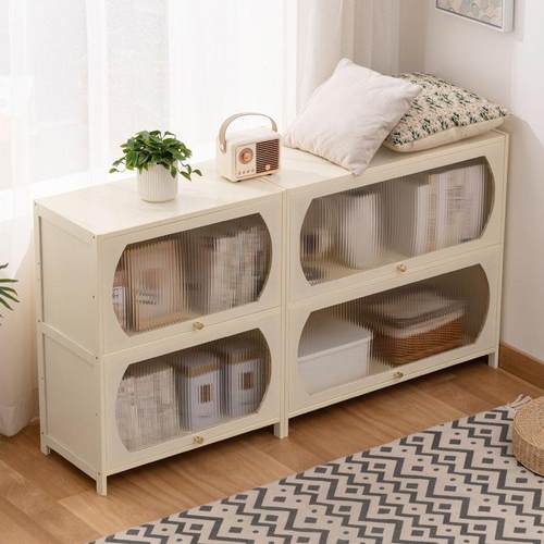 阳台储物柜子窗25597柜晒靠墙防一体榻利榻米置物架空间用杂物收飘纳柜