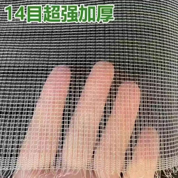 14目加厚交织网养猪场防苍蝇蚊子尼龙料围网防虫网蔬菜大棚防虫