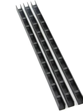 文件装订条A4孔黑色3-3001mm档案标书活页夹环扣压压条10装5订夹