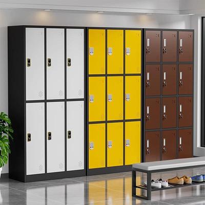 彩更衣柜工储物柜员健身房包柜铁皮柜浴室换衣柜色感应JT-02存锁