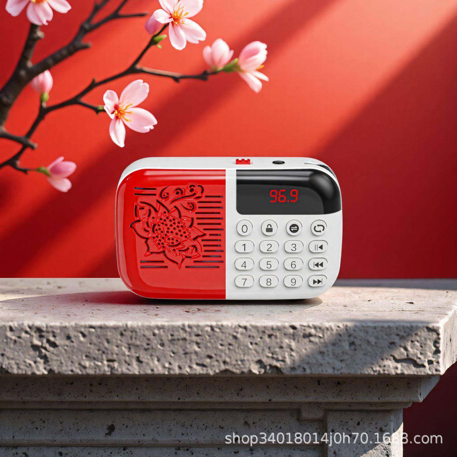 可插器卡版音播放充08电超长待机高清音质老年家用唱戏乐听人曲机