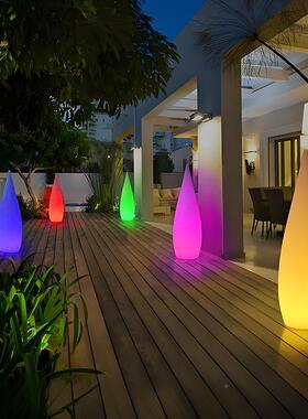 户落地灯水滴灯防水草坪灯别墅庭院园露外台氛围花灯庭景观94066