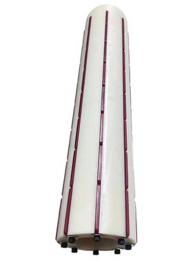 气胶带分条机转配件气胀轴套3寸变6寸涨轴套VRK尼龙膨胀塑料套换