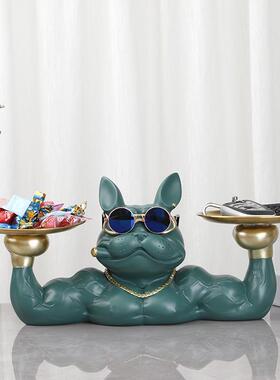 级北欧入户门收口客厅玄关纳摆件肉法肌斗双托盘高感MZ104家居装