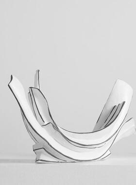 中侘艺寂术摆式件样板间展厅酒店摆设新客厅餐厅电视柜软装FRB饰