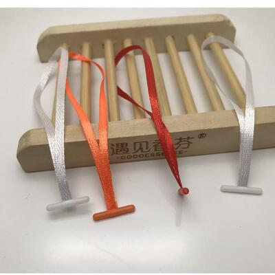 档针丝带吊粒带芦别高线扣EXL缎带塑葫料扣通用服装吊牌绳重复使