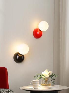 背壁灯卧室墙床头灯儿童房奶油风清新孟62411菲斯彩色景装饰简约