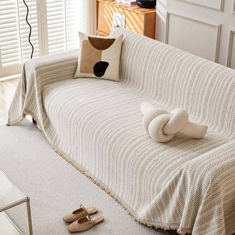 纯色沙发巾全包整片通四季用简约现代一沙发盖防猫抓布复古纹沙发,居家布艺,沙发套,淘宝优惠券,粉丝福利购,淘宝优惠卷